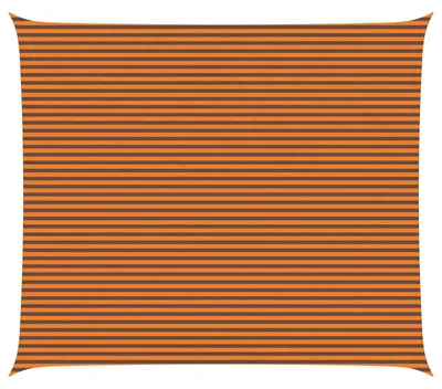 Image de vidaXL Tente d'ombrage orange et marron 7 x 6 m 100 % polyester Oxford