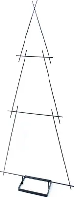 Obrázok produktu pre 3.08 Deco jedľa LINE ART - 118 cm - Deco stojan v čiernej farbe (malý / 118 cm)