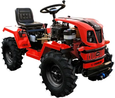 Zdjęcie produktu dla Cedrus C-Tur 18B 4X4 Traktor Traktorek Mini Rolniczy Spalinowy Wielofunkcyjny Loncin Lc192Fd 18Km 4X4 -
