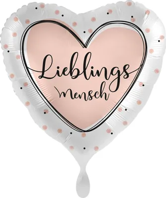 Produktbild von Lieblingsmensch Folienballon 45cm