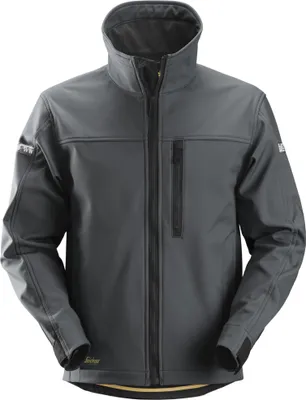 Produktbild von Snickers AllroundWork Softshell Arbeitsjacke Stahlgrau-Schwarz-S