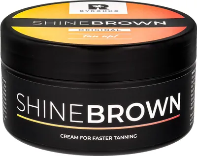 Obrázek produktu pro BYROKKO Shine Brown urychlující opalovací krém Original 190ml