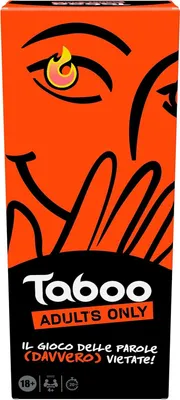 Zdjęcie produktu dla Hasbro Gaming Taboo Adults Only, Gra karciana, Przyjęcie, 18 lat(a), 20 min