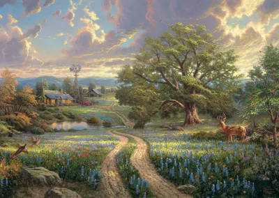 Immagine prodotto di Schmidt Spiele Country Living, Puzzle, Erwachsenenpuzzle, Thomas Kinkade, 1000 Teile, 58461