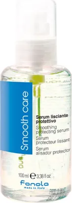 Productafbeelding van Fanola Smooth Care, haarserum, 100 ml, voor dames, geschikt voor sterk haar, kroeshaar, geeft glans, maakt glad, versterkt, 1 stuk