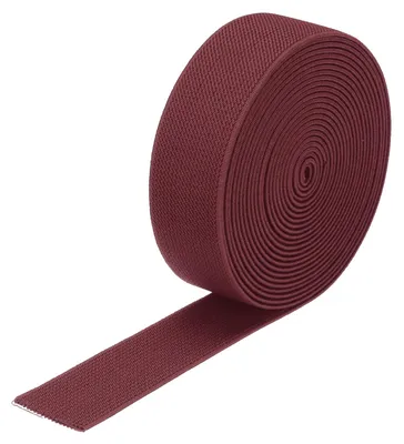 Elastisches Gummiband, 3 cm breit, 4 m, weinrot, zum Nähen
