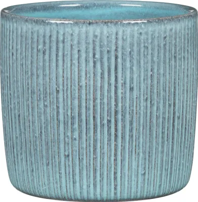 Produktbild von Scheurich Solido Linea 909, Topfpflanzer, Freistehend, Keramik, Blau, Rund, Drinnen