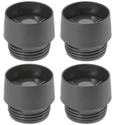 Produktbild von EMSA 513857 Travel Mug Ersatzdeckel für Thermobecher 0,36 Liter & 0,5 Liter, schwarz (4 Stück)