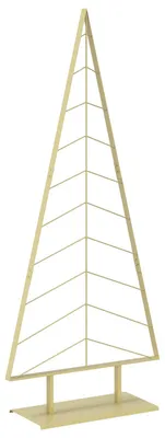 Imagen del producto de Árbol de Navidad metálico con soporte, modelo KUOPIO, 210 cm, acero, color dorado
