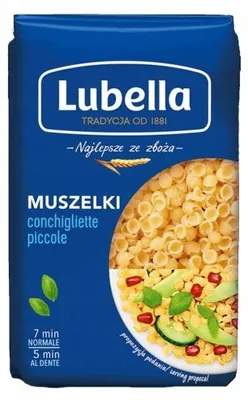 Obrázok produktu pre Makaron Lubella Muszelki Małe 400 g