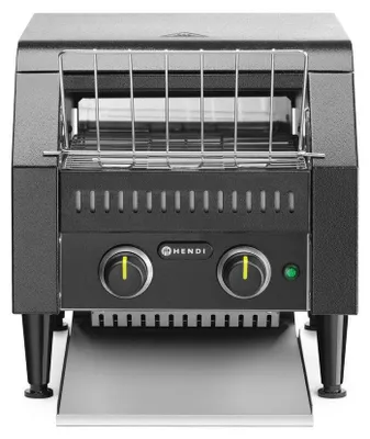 Image de HENDI Grille-pain continu, double, noir, 230V/2240W, 418x368x(H)415mm