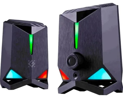 Imagen del producto de Altavoz Defender Rocket 2.0, 6W, con LED, conexión USB, color