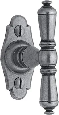 Image de Bouton Nevers sur platine BOUVET Epoxy gris - 12666