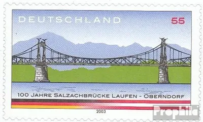 Produktbild von Briefmarken BRD (BR.Deutschland) 2003 Mi 2347 (kompl.Ausg.) selbstklebende Ausgabe postfrisch Salzachbrücke