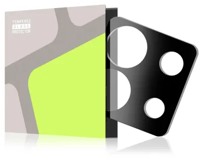 Immagine prodotto di Protezione in vetro temperato per l'obiettivo della fotocamera, compatibile con Xiaomi Redmi Note 13 Pro 5G, colore nero