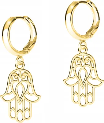 Immagine prodotto di Eleganti orecchini in argento 925 placcato oro di LAREZO