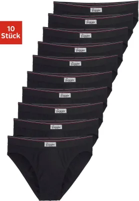 Produktbild von LE JOGGER Slip 10 er-Pack schwarz Größe 7 (7/XL)