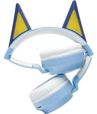Immagine prodotto di Cuffie Bluetooth Bluey, pieghevoli, con luci, volume limitato, con filo/senza filo, design 3D
