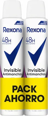 Image de Déodorant Spray Rexona Invisible Protection Anti-taches Et 48h - Rexona
