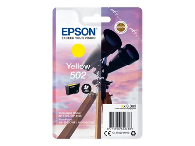Produktbild von Epson Tintenpatrone yellow 502                       T 02V4
