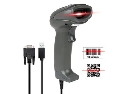 Produktbild von Hamlet HBCS2D100US Tragbarer 1D/2D CMOS Grau USB RS-232 Strichcodeleser