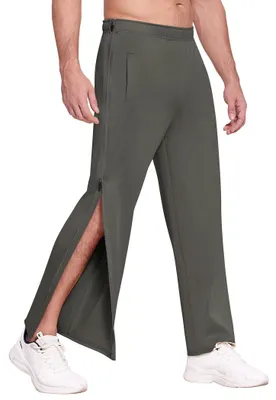 Immagine prodotto di Omgoods - Pantaloni sportivi lunghi con zip intera, ideali per l'uso quotidiano