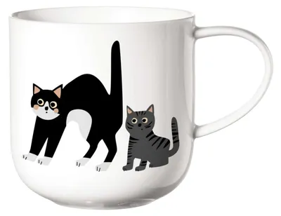 Produktbild von Asa Henkelbecher Coppa Surprised Cats