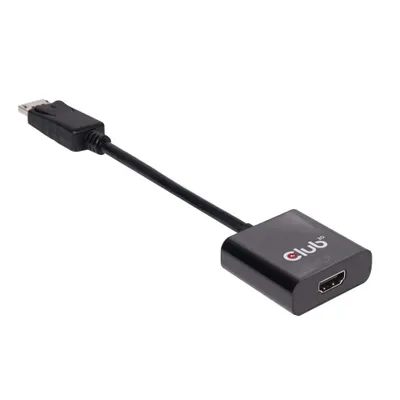 Image de Club3D Adaptateur DisplayPort > HDMI 2.0 3D 4K60Hz actif St/Bu Polybag