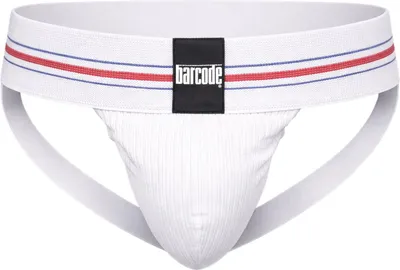 Image de Barcode Berlin - Sous-vêtement Hommes - Boris Jockstrap White - 1x Taille L