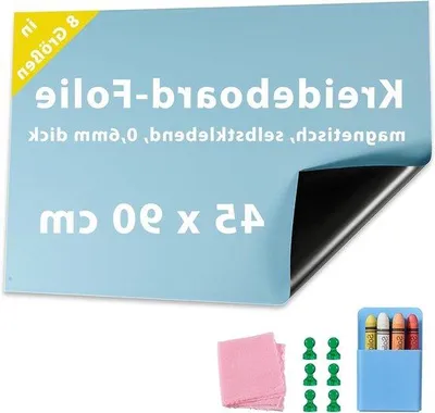 Produktbild von Famanu Magnetische Folie für Schreibtafeln - Blau, 45 x 90 cm