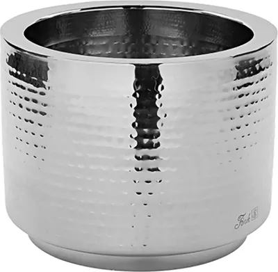 Produktbild von Fink Übertopf NOSSA DH 22x17 cm silber Blumentopf Blumenkübel