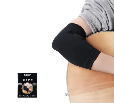 Produktbild von INF Sommer Gitarren-Ellbogenschützer - Schwarze Elasthan-Hülle S