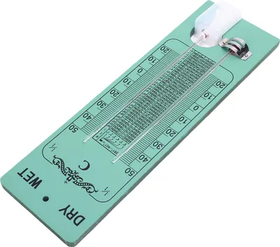 Image de Psychromètre marin de haute précision Thermomètre à bulbe sec et humide Hygromètre pour bateau en composite bois-plastique