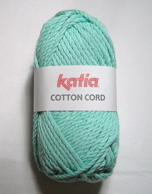 Produktbild von Baumwolle CORD von Katia - PUDERGRÜN (63) - 100 g / ca. 50 m Wolle