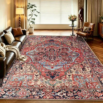 Imagen del producto de Alfombra oriental vintage, 160x220 cm, ideal para el salón
