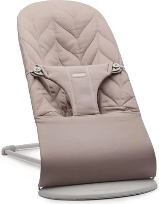 Produktbild von BabyBjörn Bouncer Bliss Baumwolle Woven Petal Quilt Sandgrau