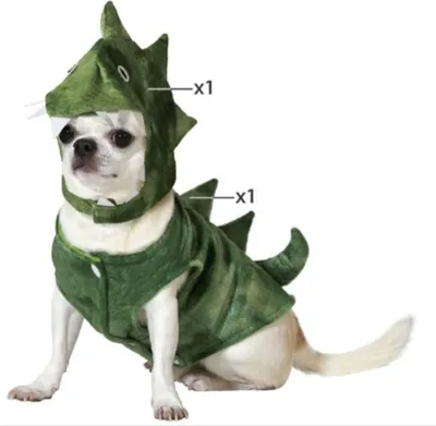 Obrázek produktu pro Psí kostým velikost S Dinosaurus