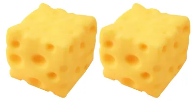Produktbild von 2 Stück Stressabbau-Spielzeug, weiches, elastisches Käse-Quetschspielzeug, langsam aufsteigendes, rückprallendes sensorisches Fidget für Kinder, Erwachsene, Partygeschenk