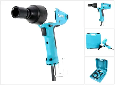 Zdjęcie produktu dla Makita TW0200, Klucz udarowy, Niebieski, Szary, 1/2", 2200 RPM, 200 N·m, Bateria