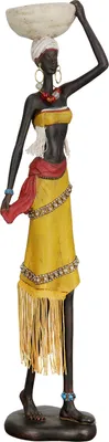 Produktbild von GILDE Dekofigur Afrikanerin Auma  H. 46 cm,37776