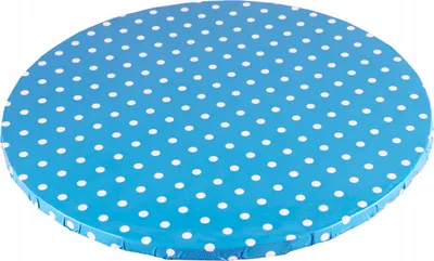 Productafbeelding van Taartbodem, blauw met stipjes, 25 cm