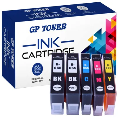 Obrázek produktu pro 5x inkoust do tiskárny HP DeskJet 3525 4615 5525 655 CZ109AE CZ110AE CZ111AE