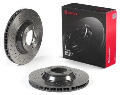Produktbild von BREMBO Bremsscheibe für PORSCHE 911 (997) 350mm 09.C985.31