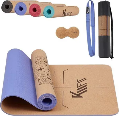 Produktbild von Famanu Yogamat Gymnastikmat - Komfortabel und rutschfest - Lila