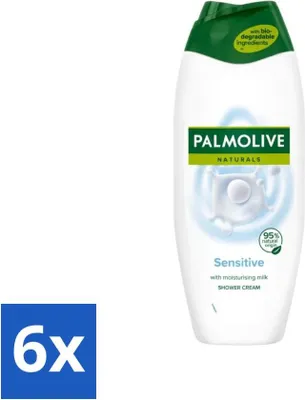 Produktbild von Palmolive Naturals - Duschgel - Sensitiv - Für empfindliche Haut - 500 ml - Vorteilspack - 6 Stücke