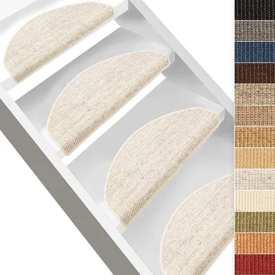 Produktbild von Sisal-Stufenmatten Premium Elfenbein 23,5 x 65 cm
