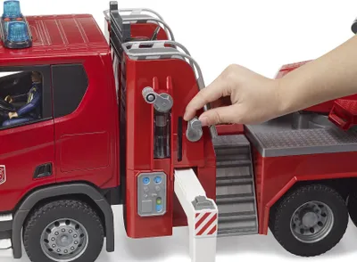 Produktbild von BRUDER Scania Super 560R Fire engine, Feuerwehrauto, 3 Jahr(e), Kunststoff, Rot, Weiß