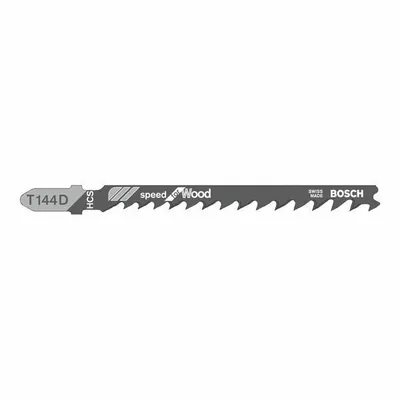 Zdjęcie produktu dla Bosch 2 608 630 040, Ostrze wyrzynarki, Płyta wiórowa, Płyta pilśniowa, Miękkie drewno, Płyta stolarska, Stal wysokowęglowa (HCS), Szary, 4 mm, 5,2 mm