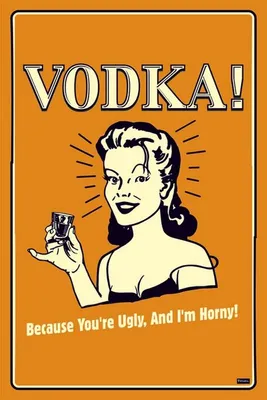 Obrázok produktu pre VODKA – 61 x 91,5 cm – plagát