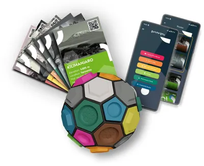 Produktbild von Boulderball BASIC - die kleinste Boulderwand der Welt für deine Finger